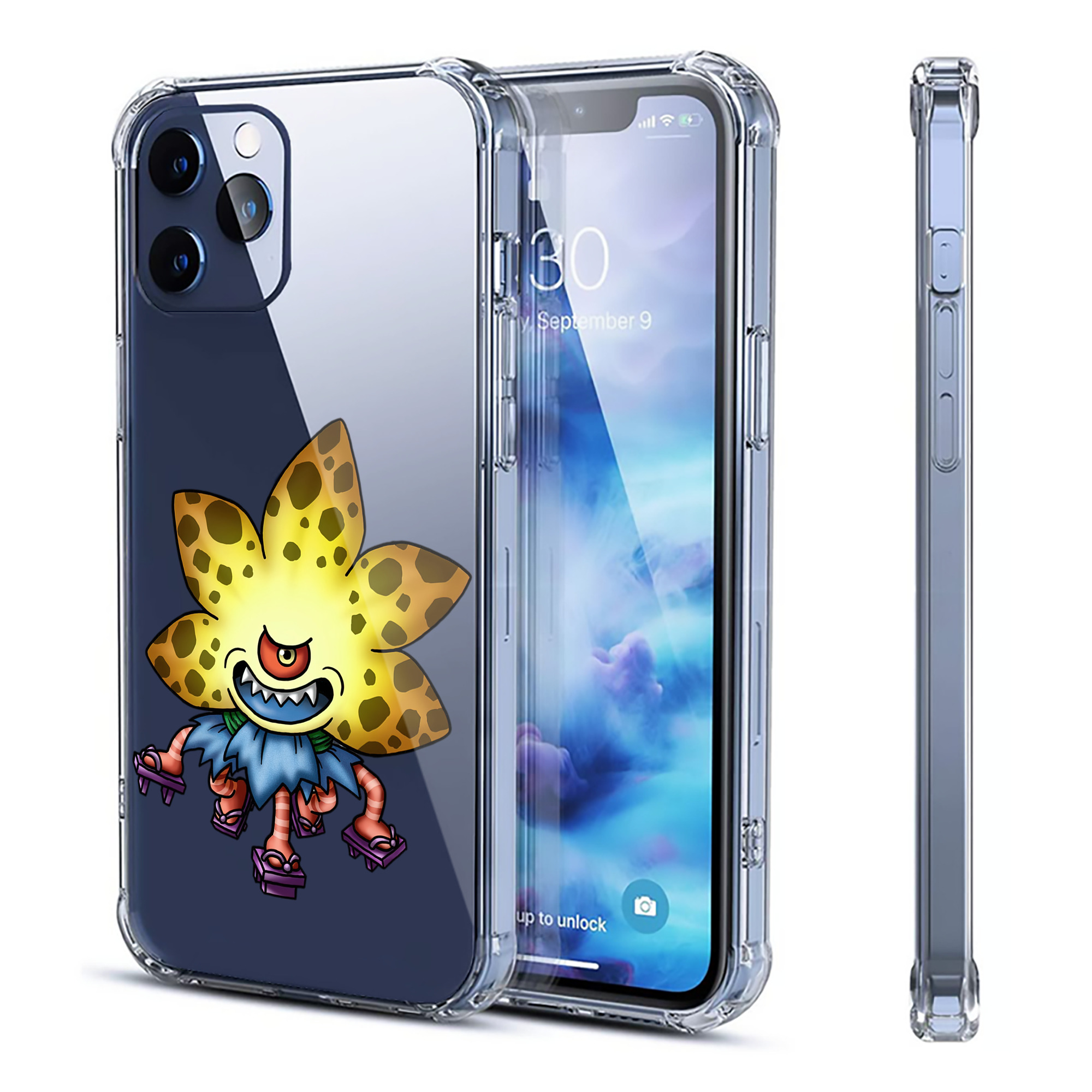 （画像用） ドラゴンクエスト Doragon Kuesuto Dragon Quest 【iPhone 12シリーズ対応】透明スマホケース（クリアソフトケース）